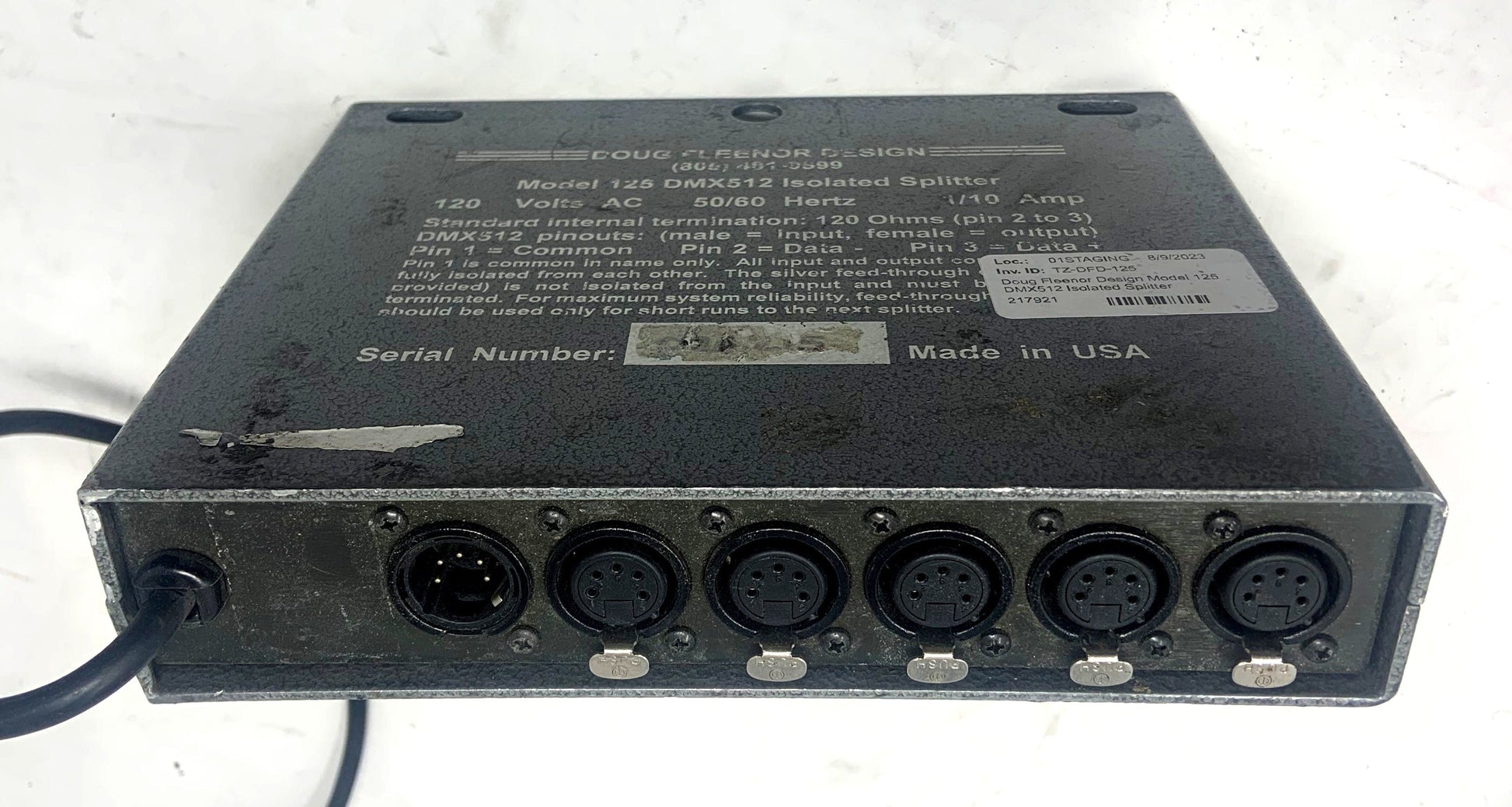 Doug Fleenor Design Model 125 DMX512 Isolated Splitter - PSSL ProSound and Stage Lighting