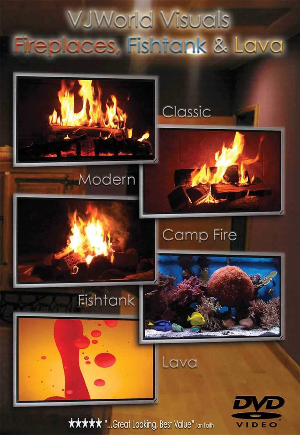 Hal Leonard Fireplaces Fishtank An Lava Visual Dvd - ProSound and Stage Lighting
