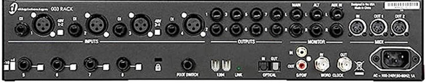 Digidesign 003 Rack Factory With Pro Tools LE - ProSound and Stage Lighting