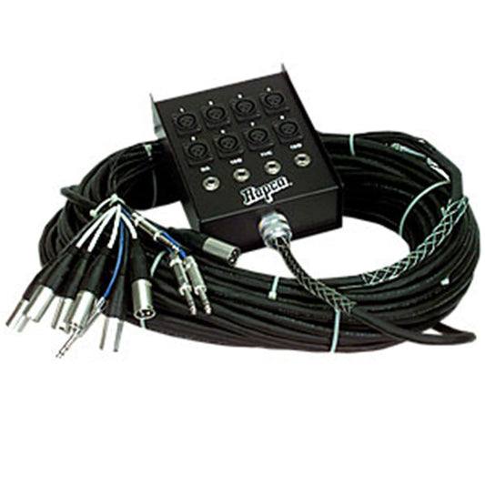 Rapco 100FT 8 Channel Snake with 4 39086 Sends - ProSound and Stage Lighting