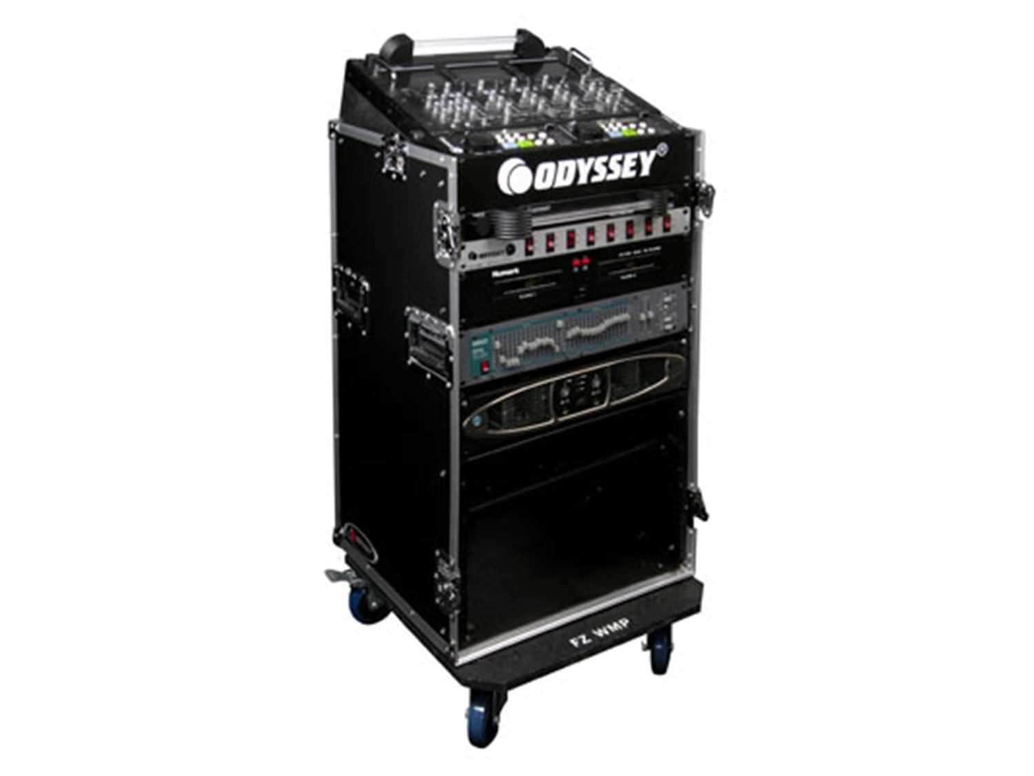 Odyssey FR1016W Combo Rack Case with Wheels - ProSound and Stage Lighting