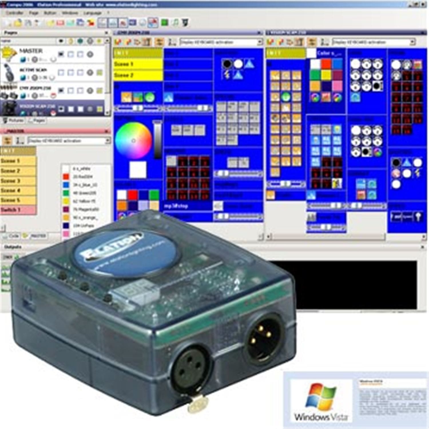 Elation 1024EC Compu Live Software and Interface - ProSound and Stage Lighting