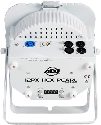 ADJ American DJ 12PX Hex RGBWA Plus UV LED Par Wash - White - ProSound and Stage Lighting