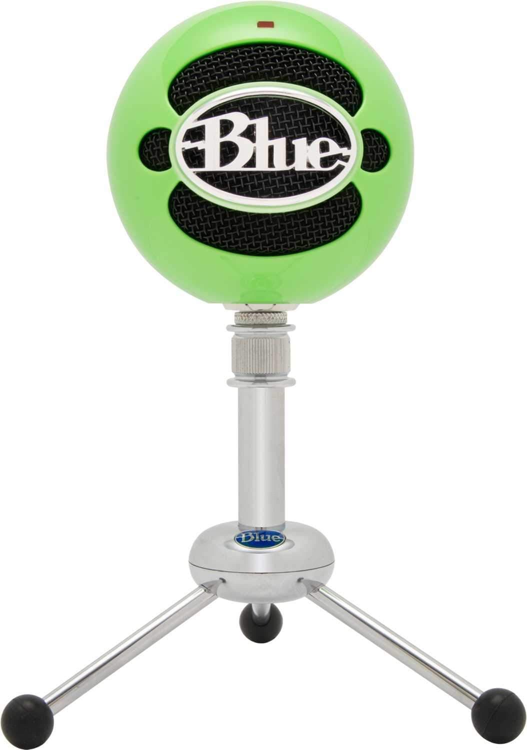 Blue Snowball Pack USB Mic Stand Cable Neon Green - ProSound and Stage Lighting