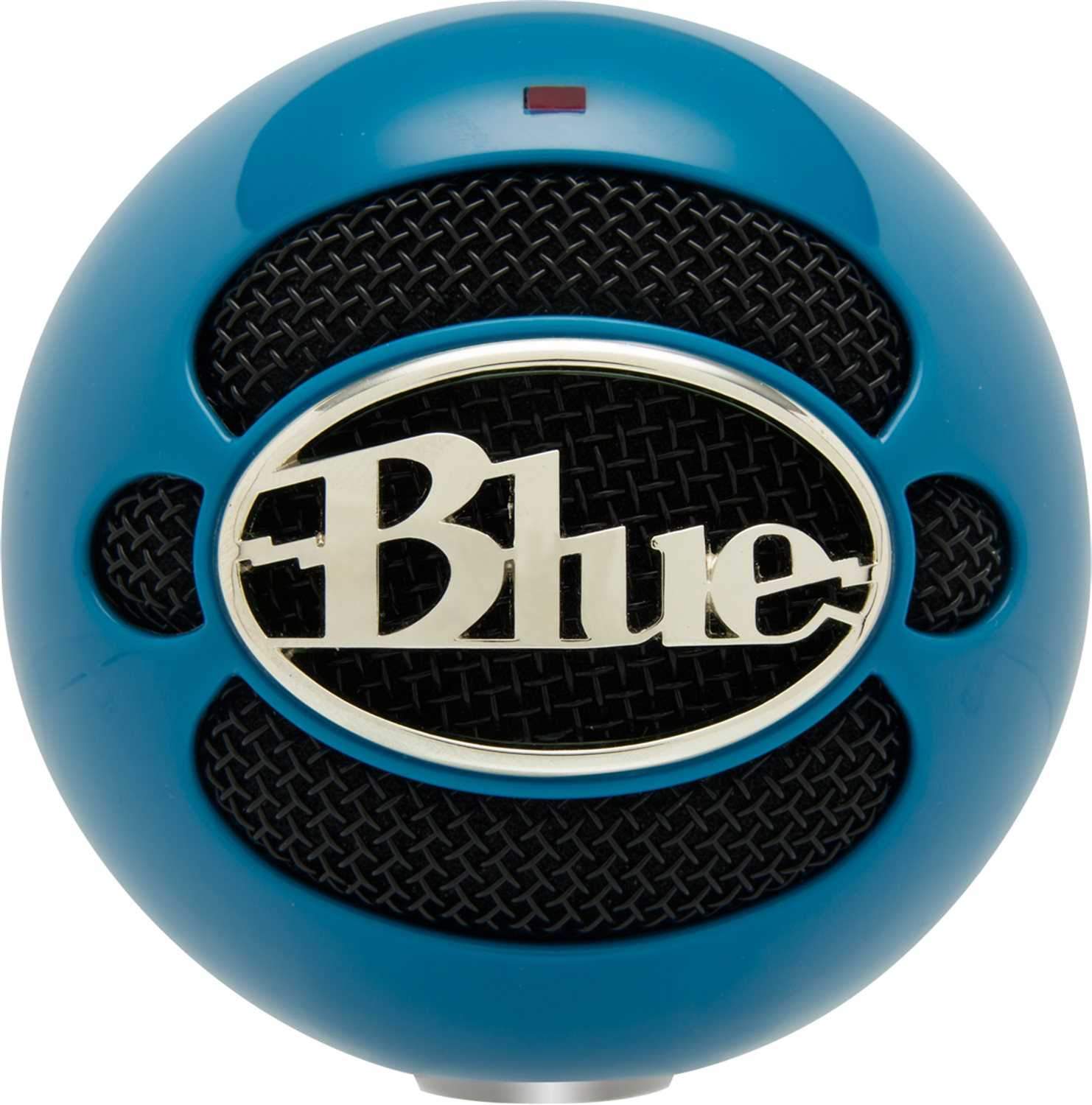 Blue Snowball Pack USB Mic with Stand and Cable in Electric Blue - ProSound and Stage Lighting