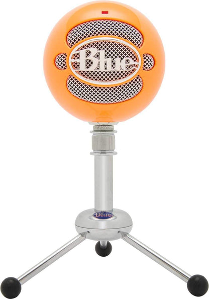 Blue Snowball Pack USB Mic Stand Cable Neon Orange - ProSound and Stage Lighting