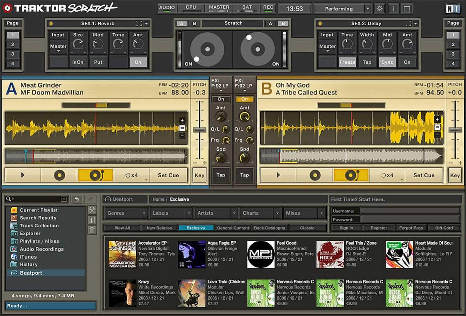 Traktor Scratch Certified Mixer Software Kit - ProSound and Stage Lighting