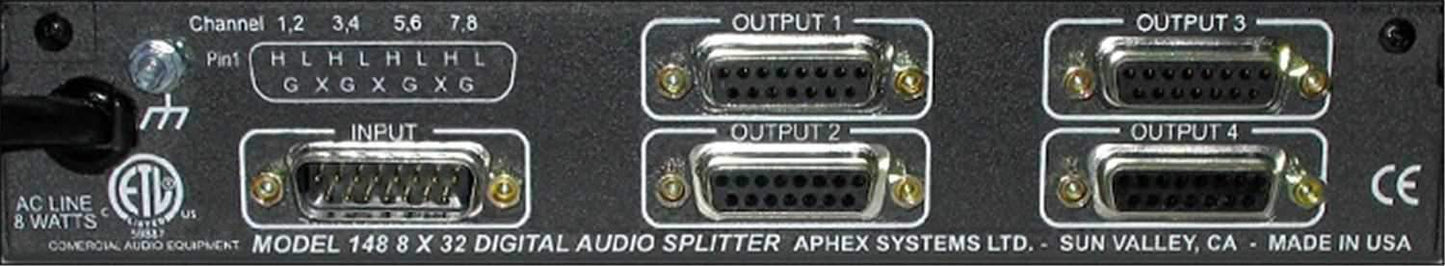 Aphex 148 Active Digital Audio Splitter - ProSound and Stage Lighting