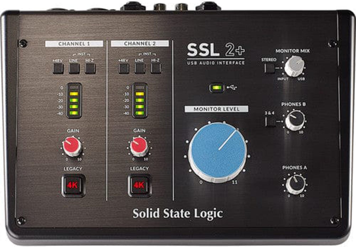 Solid State Logic SSL2+ 2X4 USB-C Audio Interface with 2