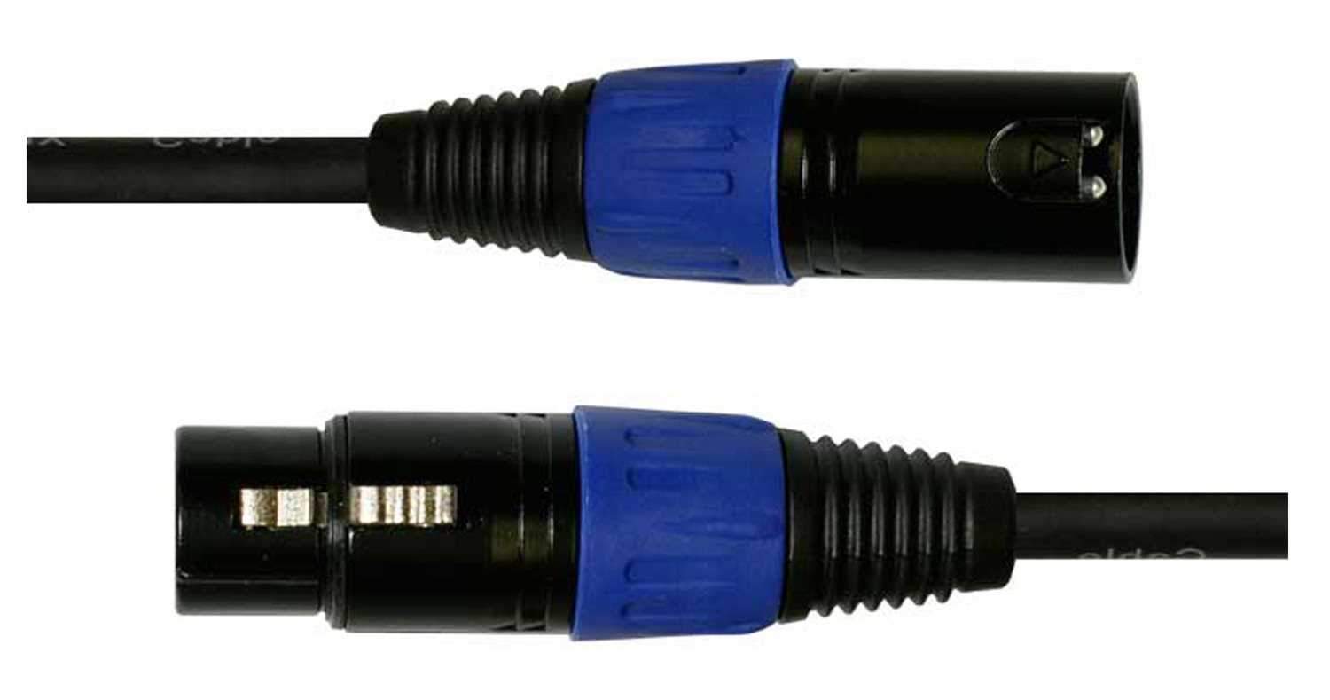 Blizzard 3-Pin XLR (M) to XLR (F) DMX Cable 15ft - ProSound and Stage Lighting