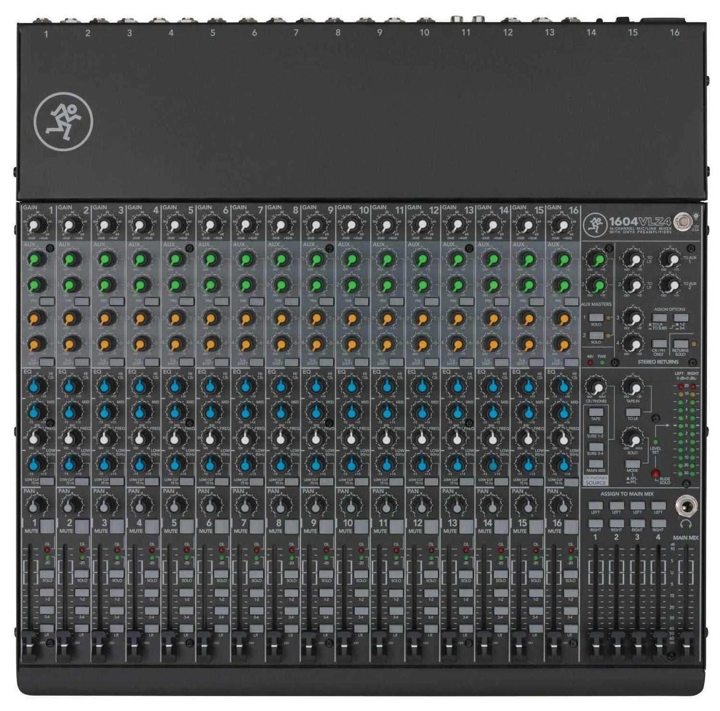 Mackie 1604VLZ4 16-Channel 4-Bus Recording & PA Mixer - ProSound and Stage Lighting