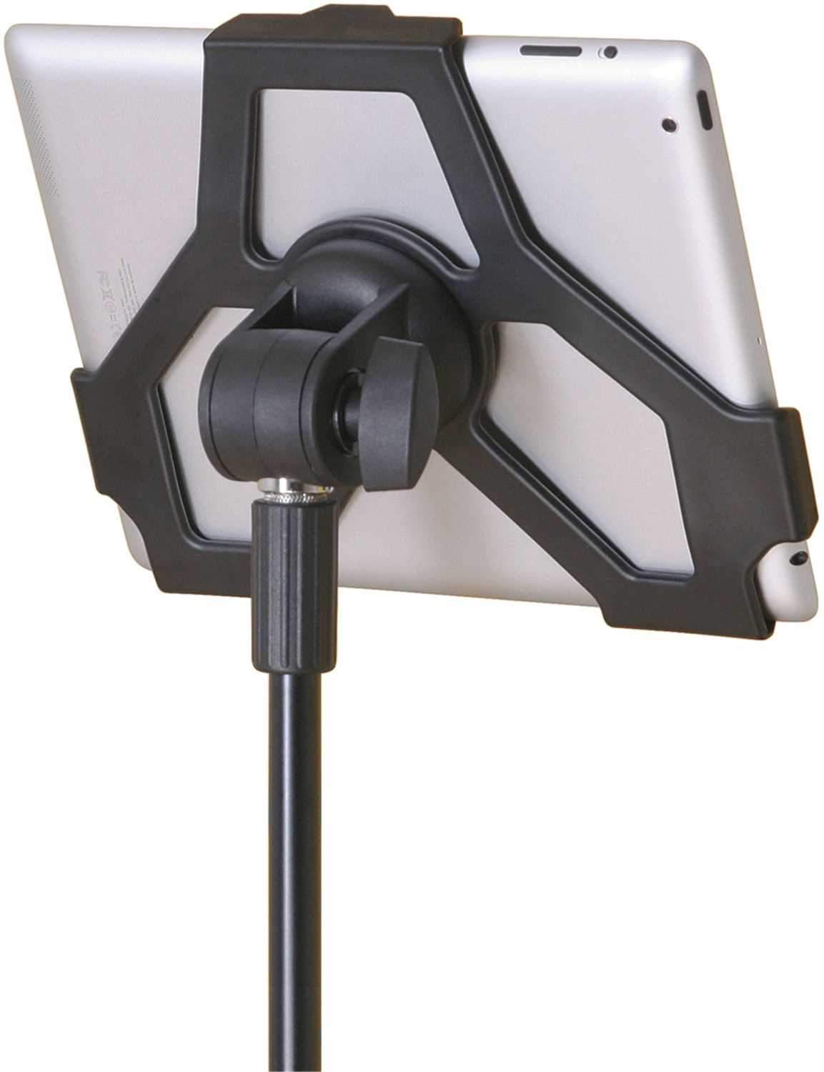 K&M 19712 iPad-2 Microphone Stand Holder Adapter - ProSound and Stage Lighting