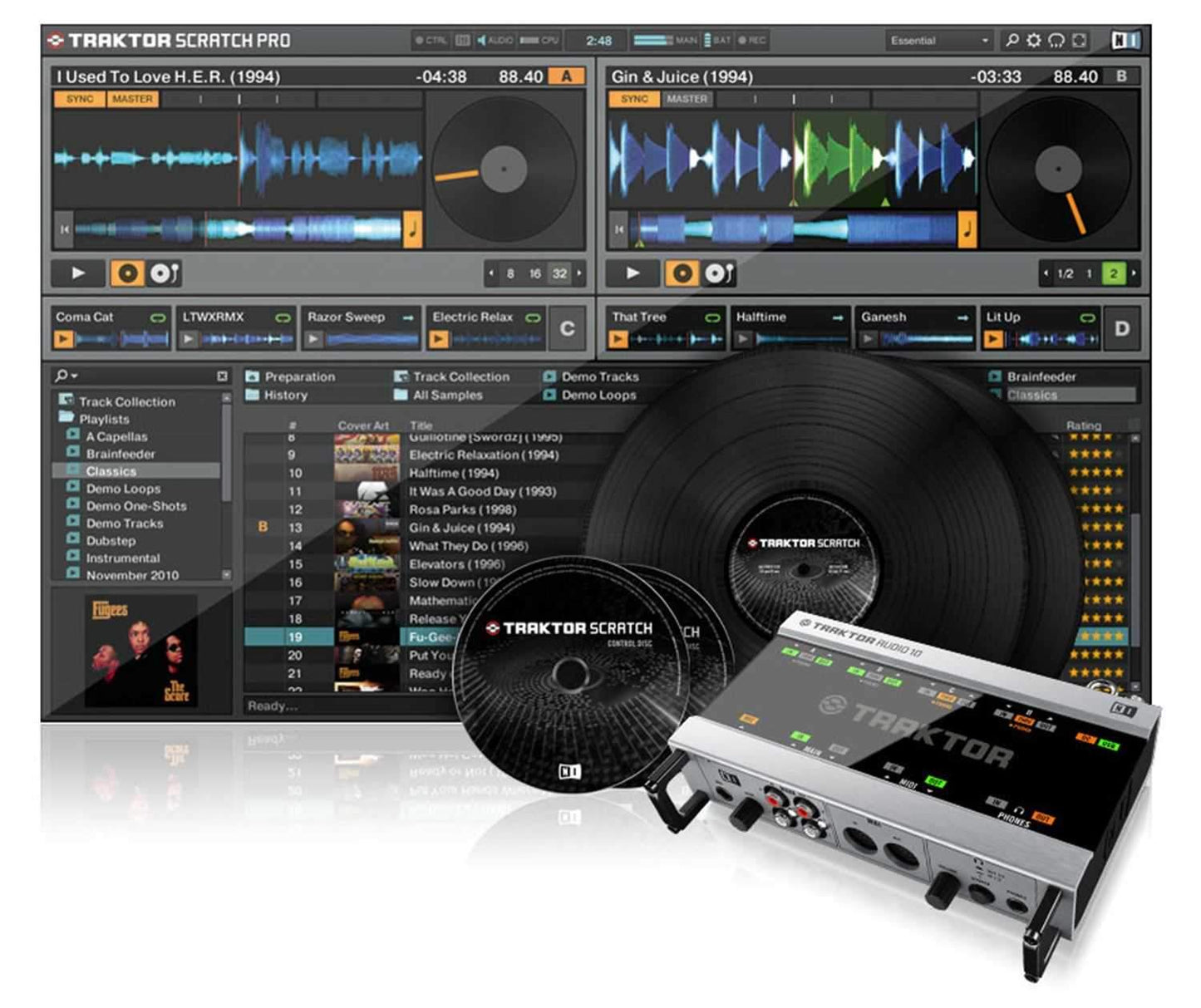 NI Traktor Scratch Pro 2 Digital Vinyl System - ProSound and Stage Lighting