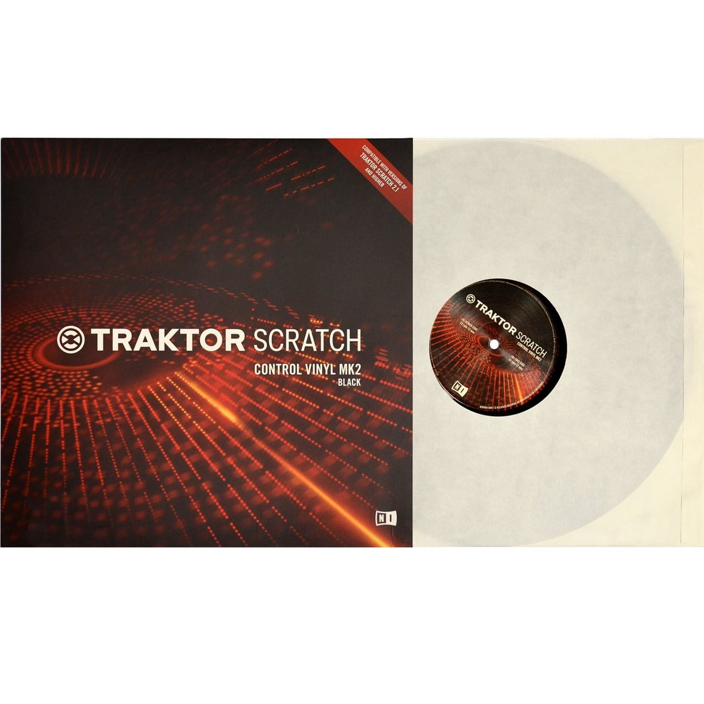 NI Traktor Scratch Pro Control Vinyl MK2 Black - ProSound and Stage Lighting