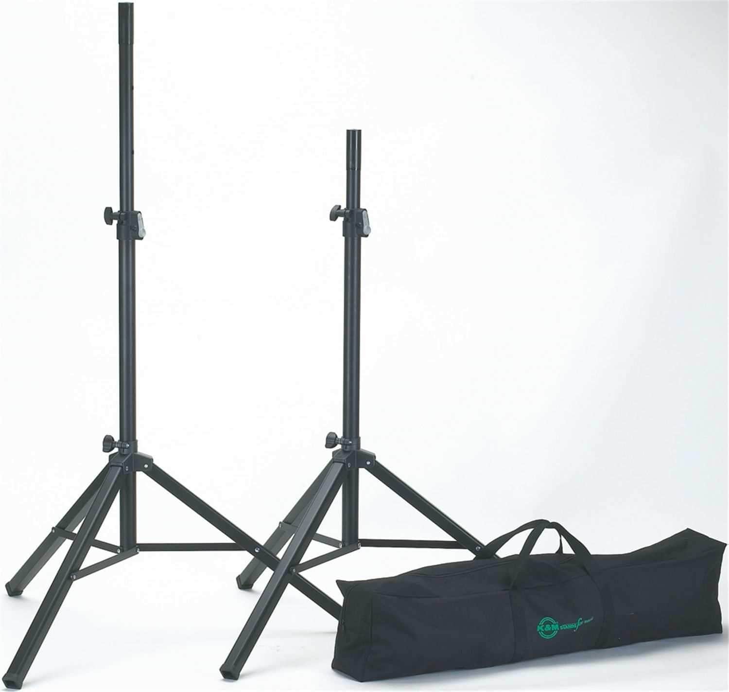 K&M 21451 Safe Lock Pro Speaker Stand/Bag Pack - ProSound and Stage Lighting