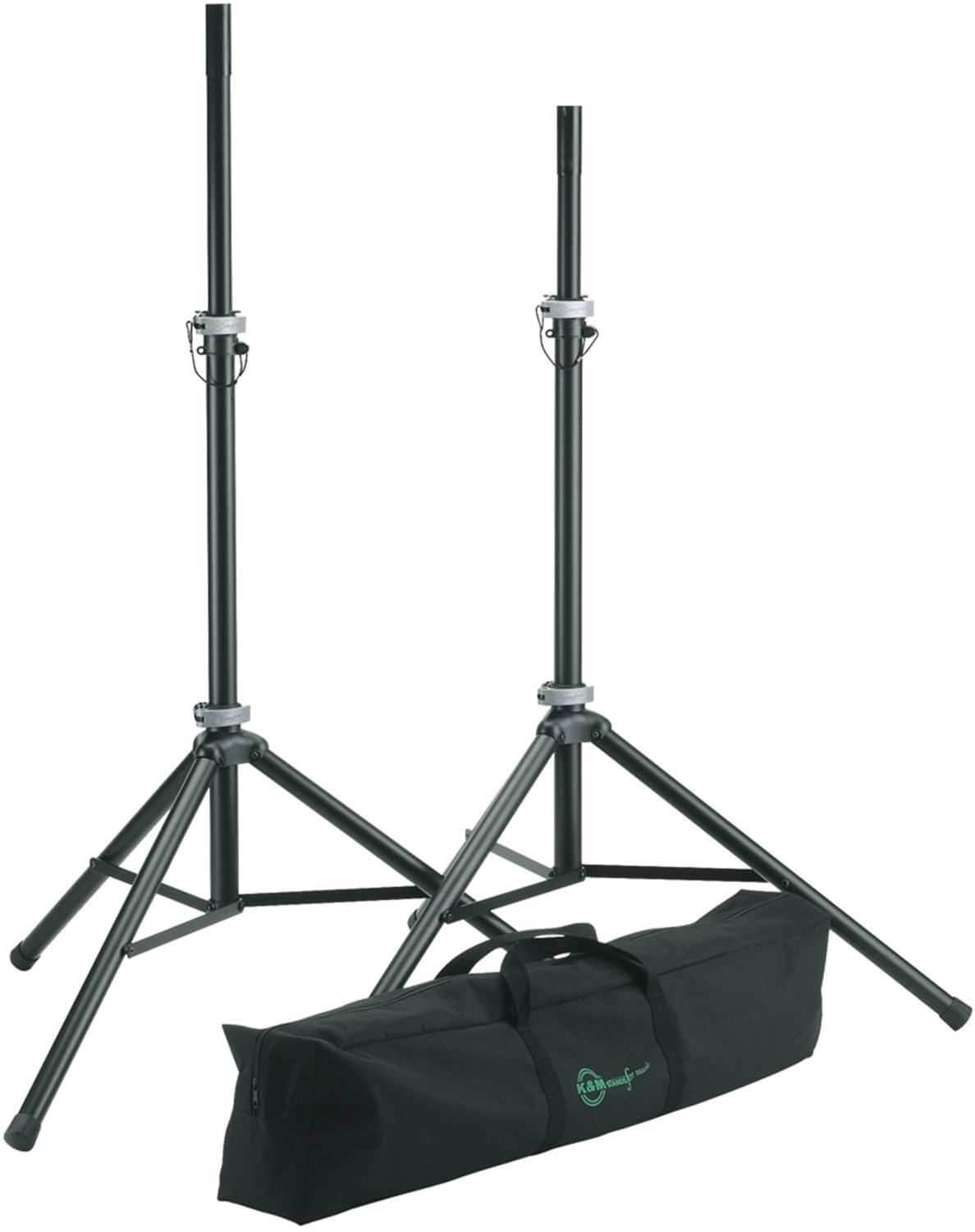 K&M 21459 Pro Speaker Stand An Dlx Road Bag Pack - ProSound and Stage Lighting