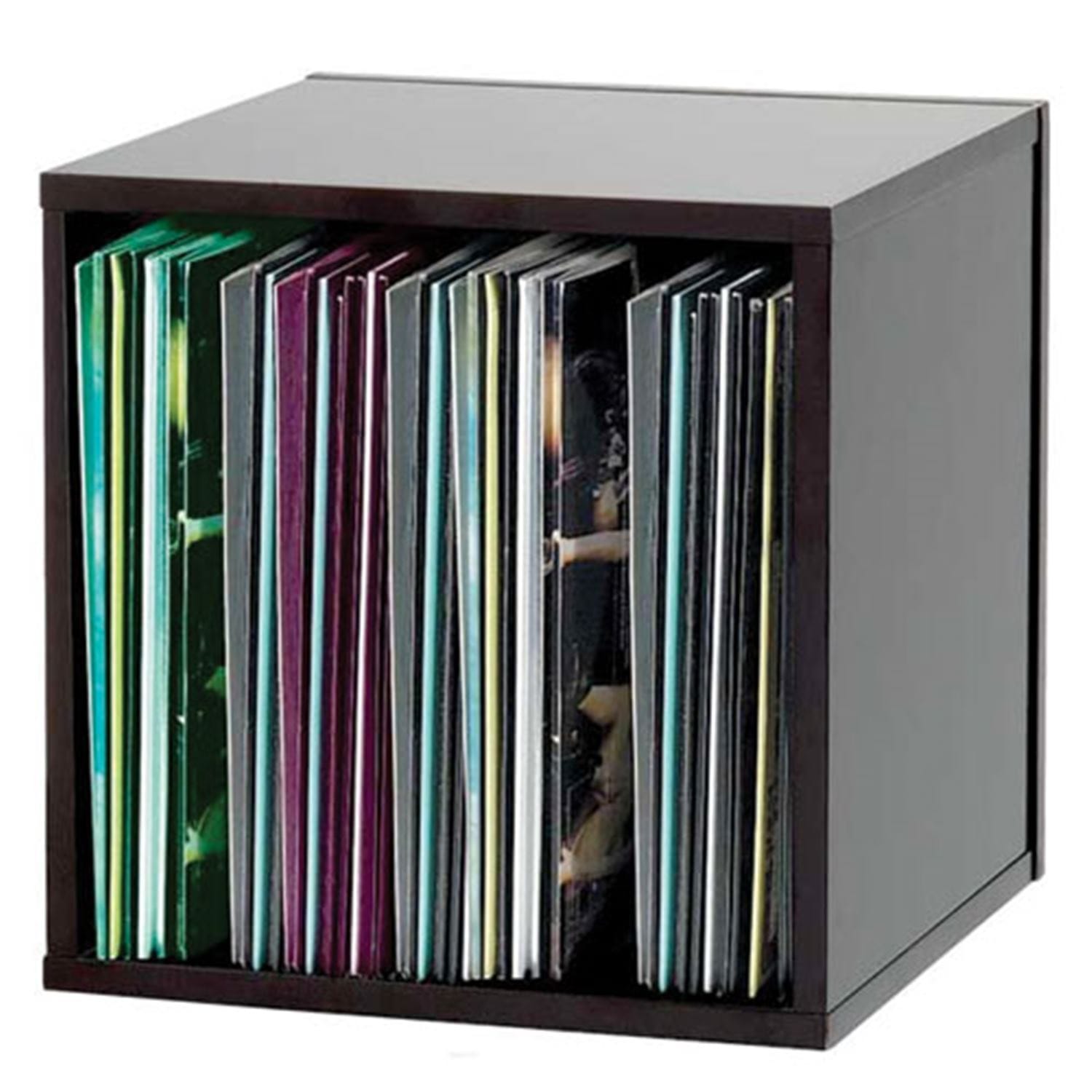 Glorious 217966 Lp Record Box Holds 110 Lps Black - ProSound and Stage Lighting