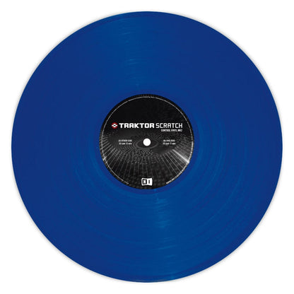 NI Traktor Scratch Pro Control Vinyl MK2 Blue - ProSound and Stage Lighting