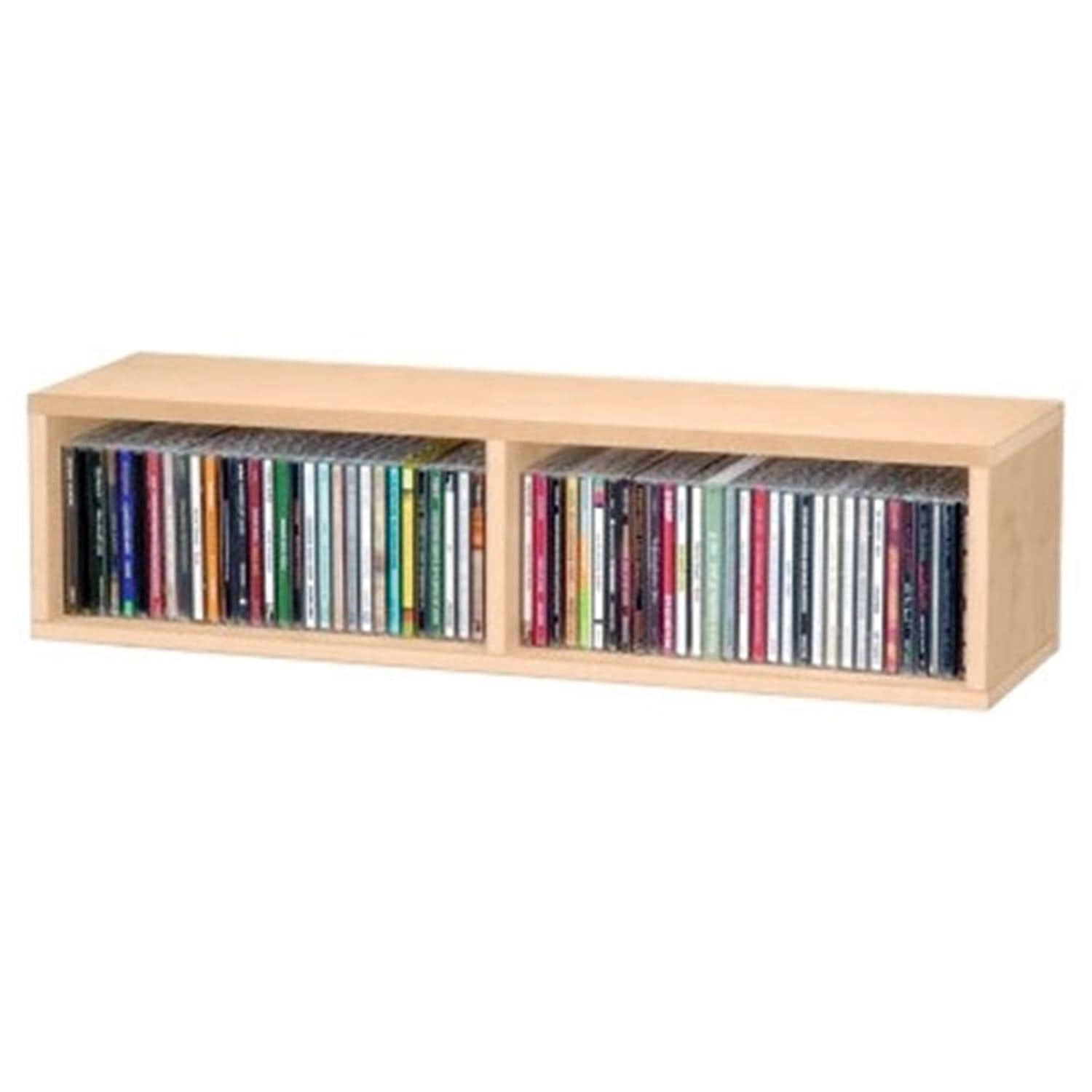 Glorious 218261 Cd Storage Box Holds 90 Cds Beige - ProSound and Stage Lighting