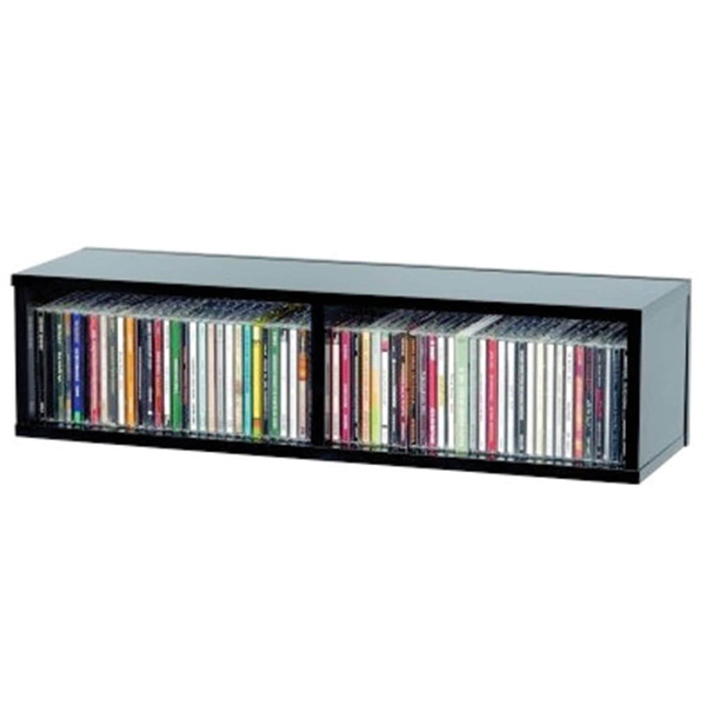 Glorious 218262 Cd Storage Box Holds 90 Cds Black - ProSound and Stage Lighting