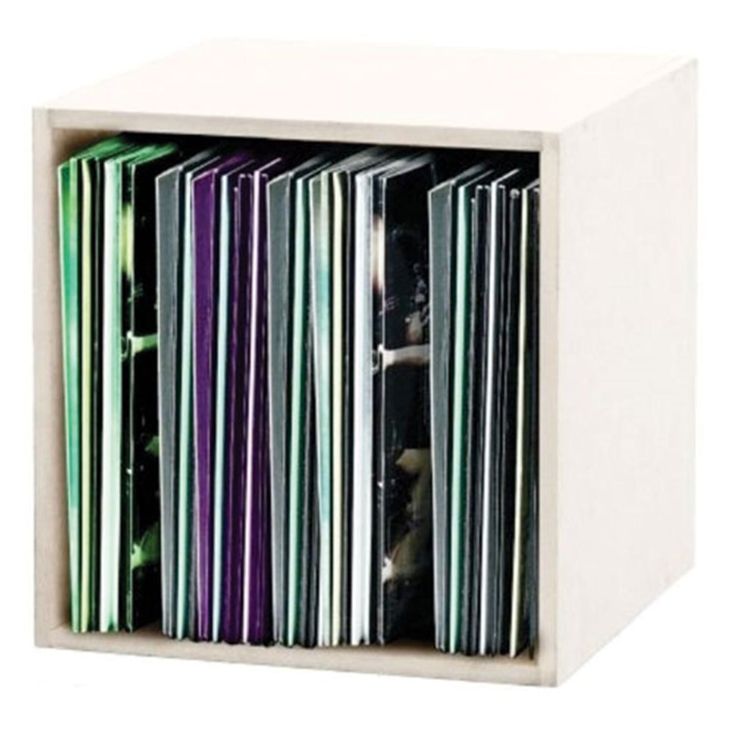 Glorious 219101 Lp Record Box Holds 110 Lps White - ProSound and Stage Lighting