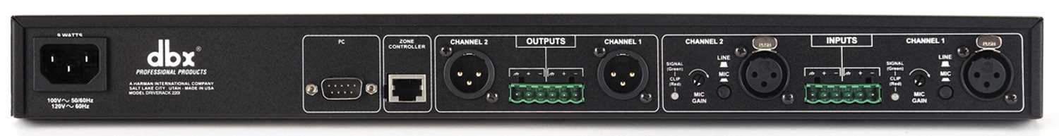 dbx 220i 2x2 Driverack Speaker Management System - ProSound and Stage Lighting