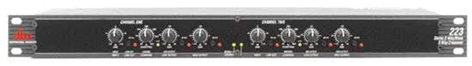 DBX 223 2-Way Stereo / 3-Way Mono Crossover - ProSound and Stage Lighting