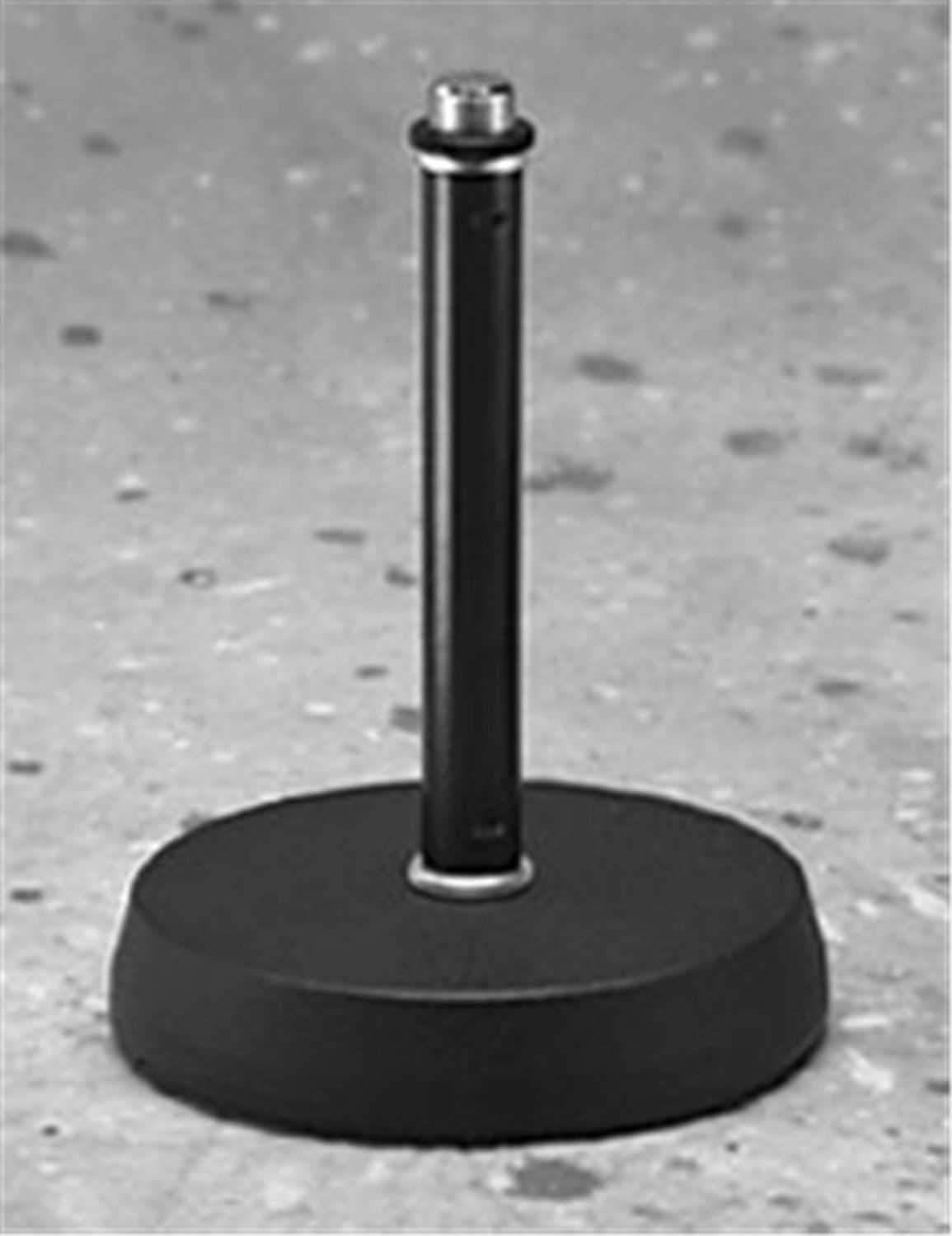 Black Round Base Table Mic Stand - ProSound and Stage Lighting