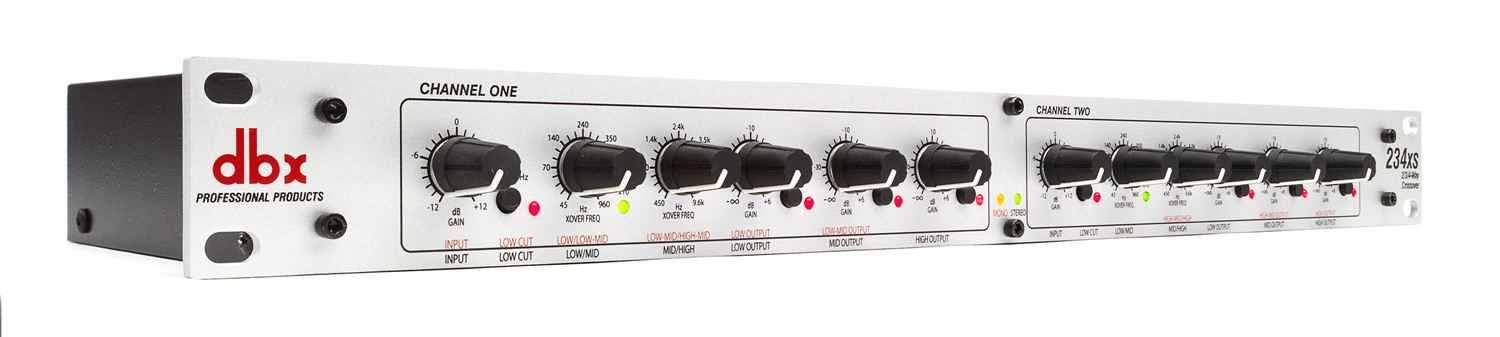 DBX 234XS 2/3-way Stereo 4-way Mono Crossover - ProSound and Stage Lighting