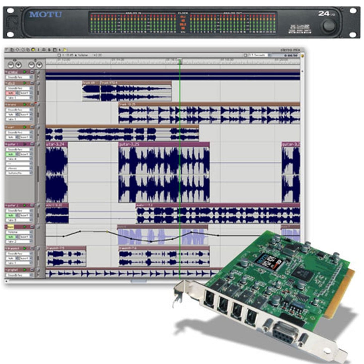 MOTU 24-IO Computer Audio Interface - Core System - ProSound and Stage Lighting
