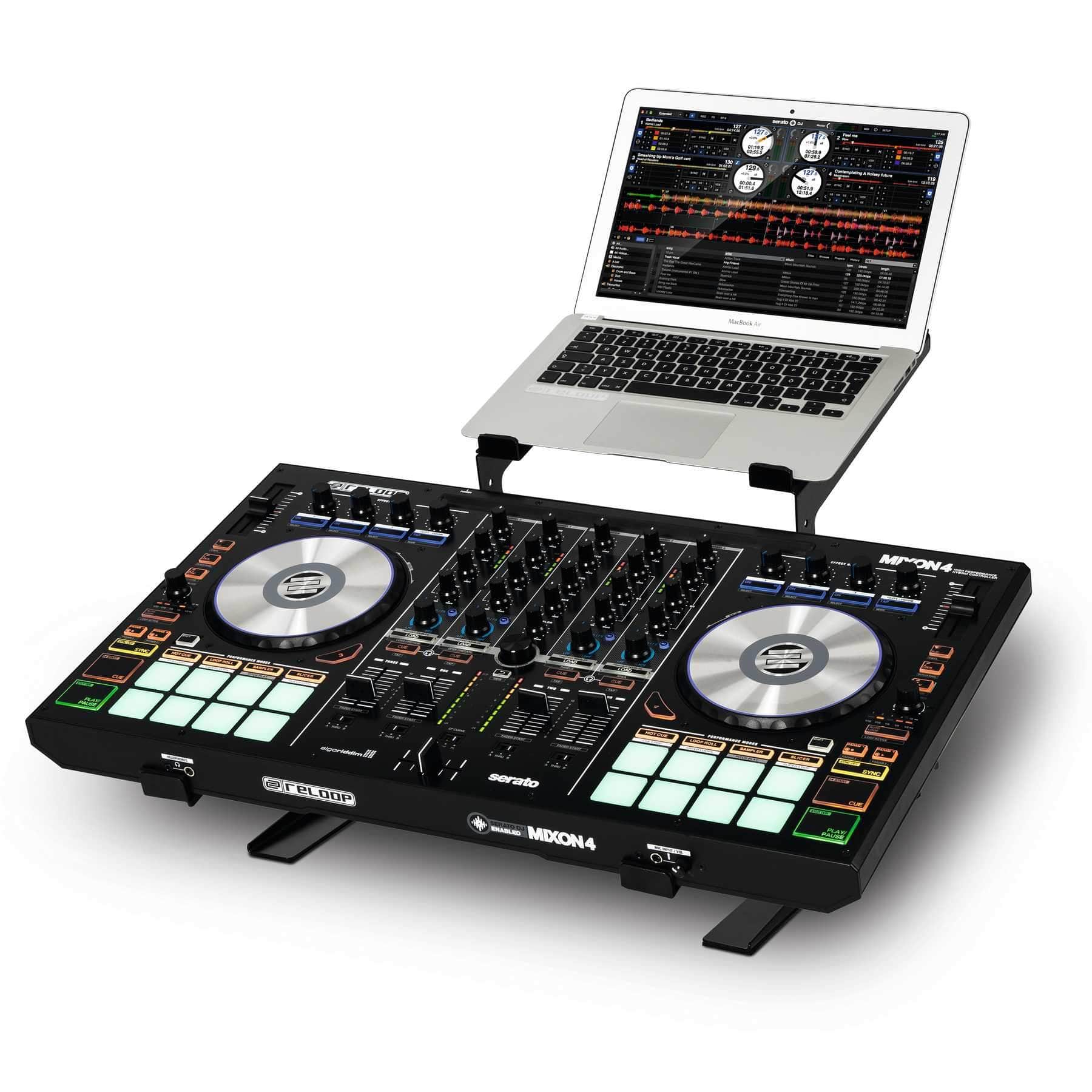 Reloop DJ Laptop & Controller Station 2 Stand - PSSL ProSound and Stage Lighting