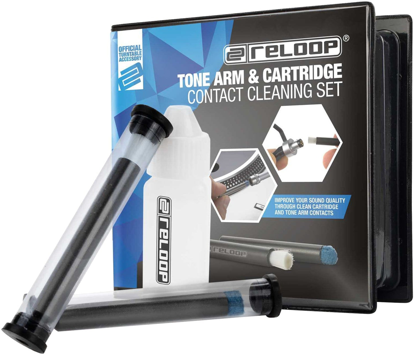 Reloop Tone Arm & Cartridge Contact Cleaning Set - ProSound and Stage Lighting