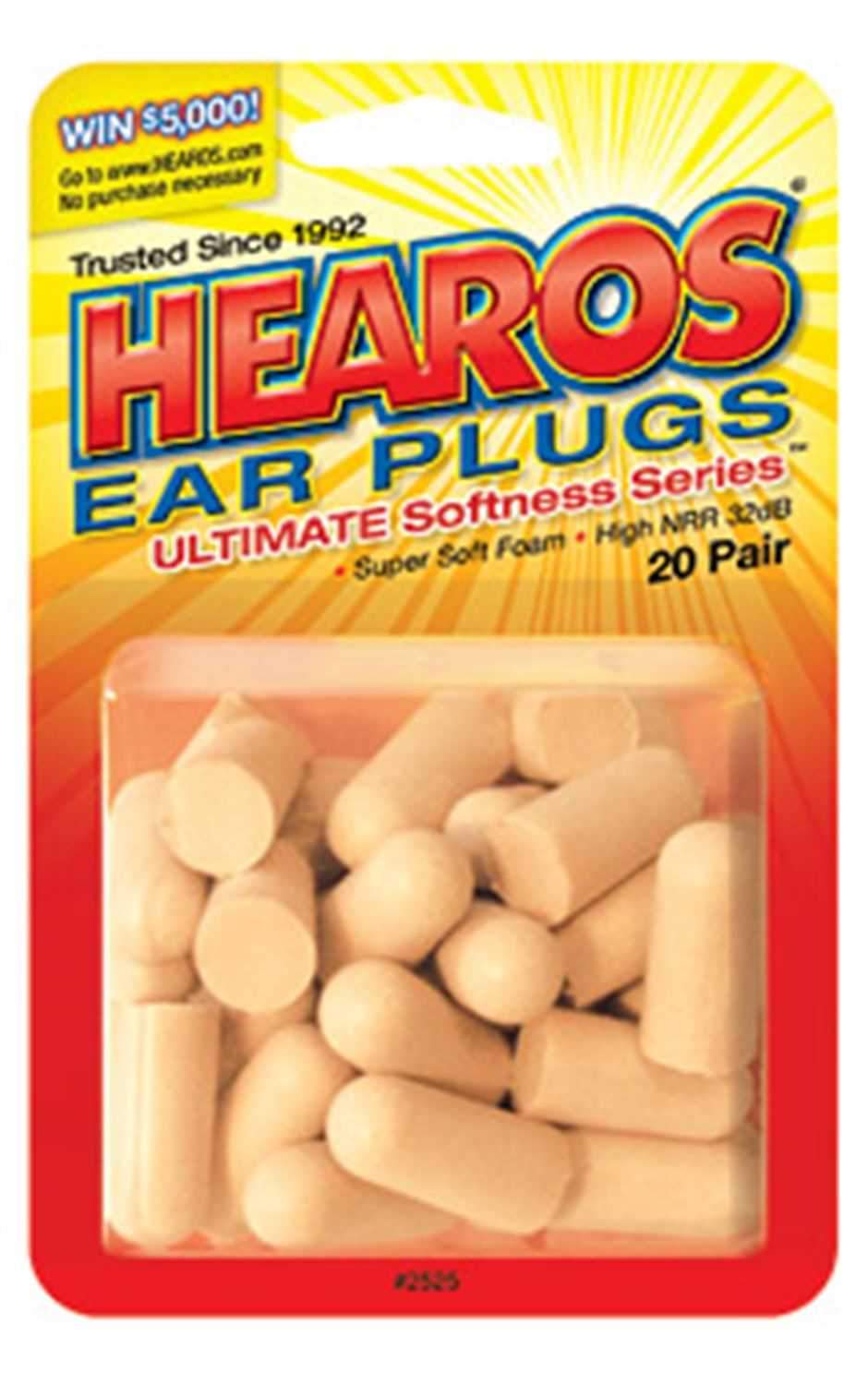 Ultimate Soft Foam Ear Plugs - 20 Pair Bonus Pack - ProSound and Stage Lighting