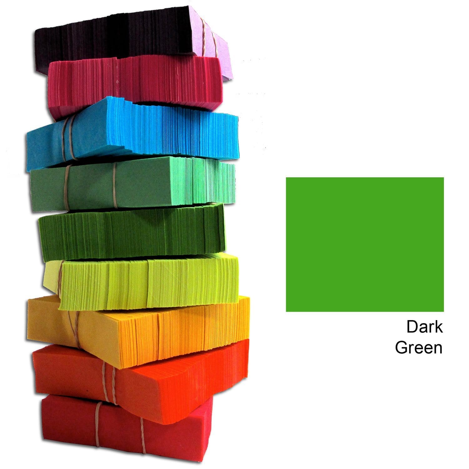 CITC Confetti Stacks 1 lb - Dark Green - ProSound and Stage Lighting