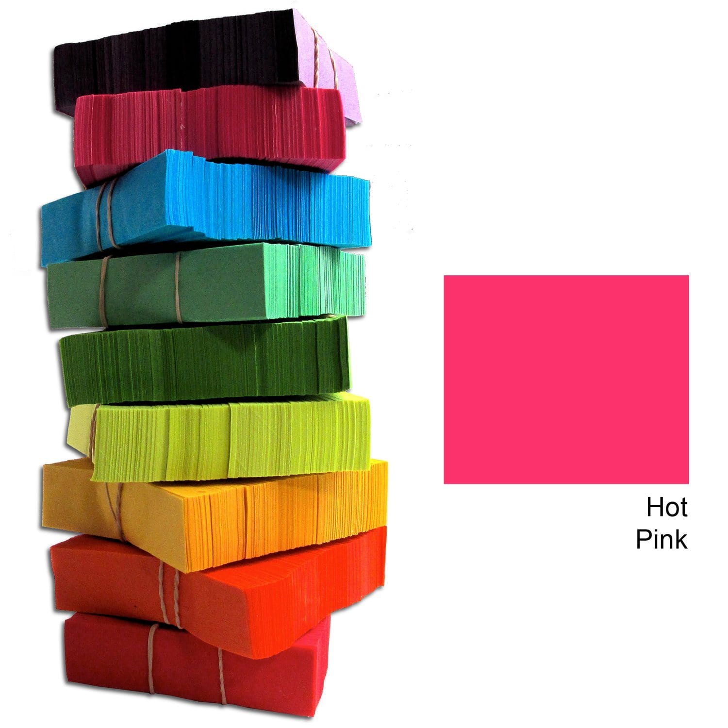 CITC Confetti Stacks 1 lb - Hot Pink - ProSound and Stage Lighting