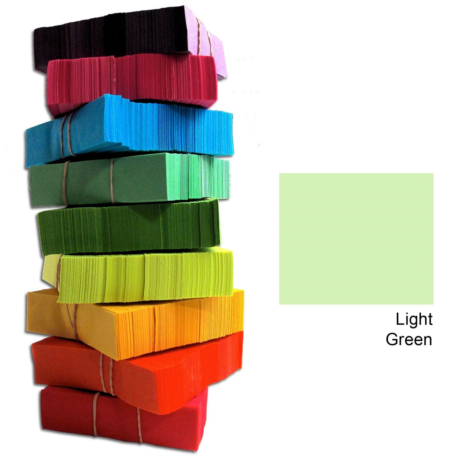 CITC Confetti Stacks 1 lb - Light Green - ProSound and Stage Lighting