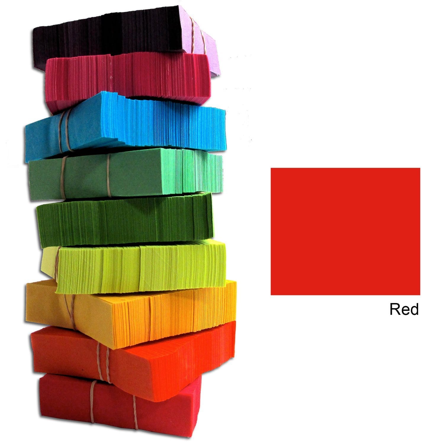 CITC Confetti Stacks 1 lb - Red - ProSound and Stage Lighting