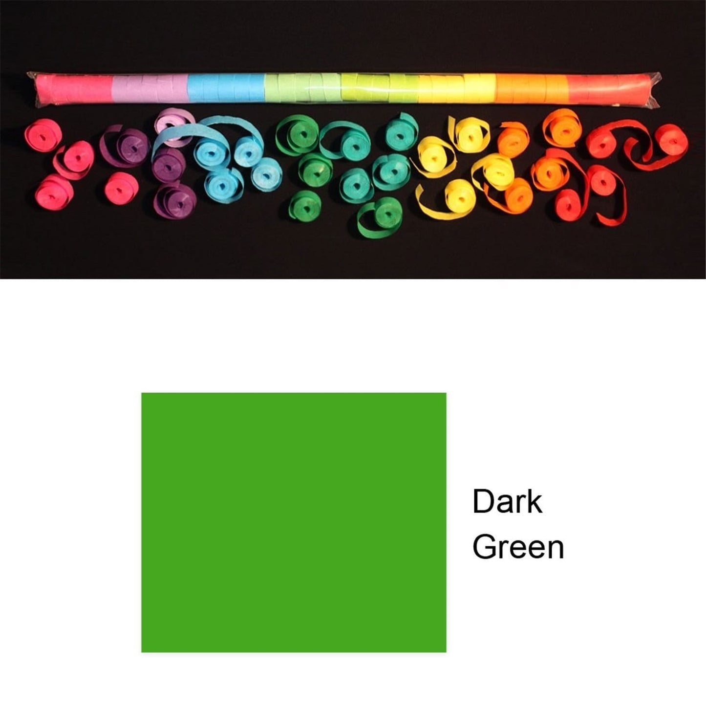 CITC Speed Load Tissue Streamers - Dark Green - ProSound and Stage Lighting