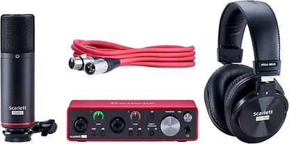 Focusrite Scarlett 2i2 Studio 3G Interface Recording Pack - ProSound and Stage Lighting