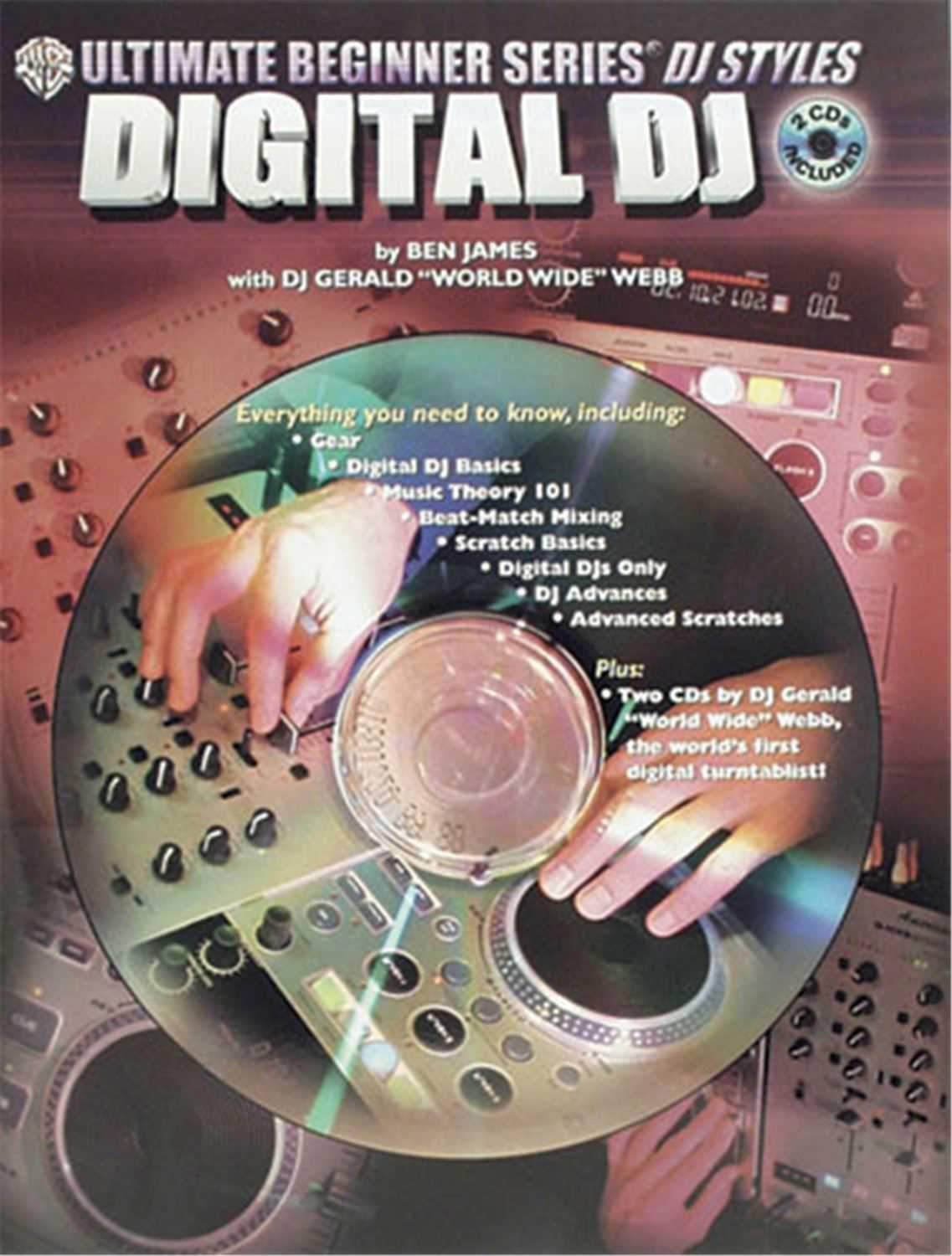 Alfred Publihsing 3341 Digital DJ with 2 CD'S - Book - ProSound and Stage Lighting