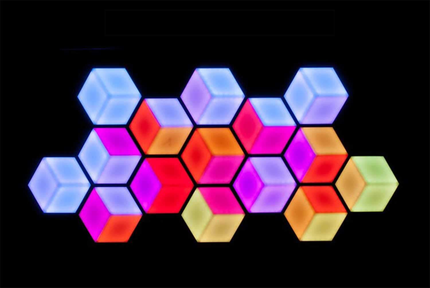 ADJ American DJ 3D Vision 3D LED Hexagon Panel - ProSound and Stage Lighting