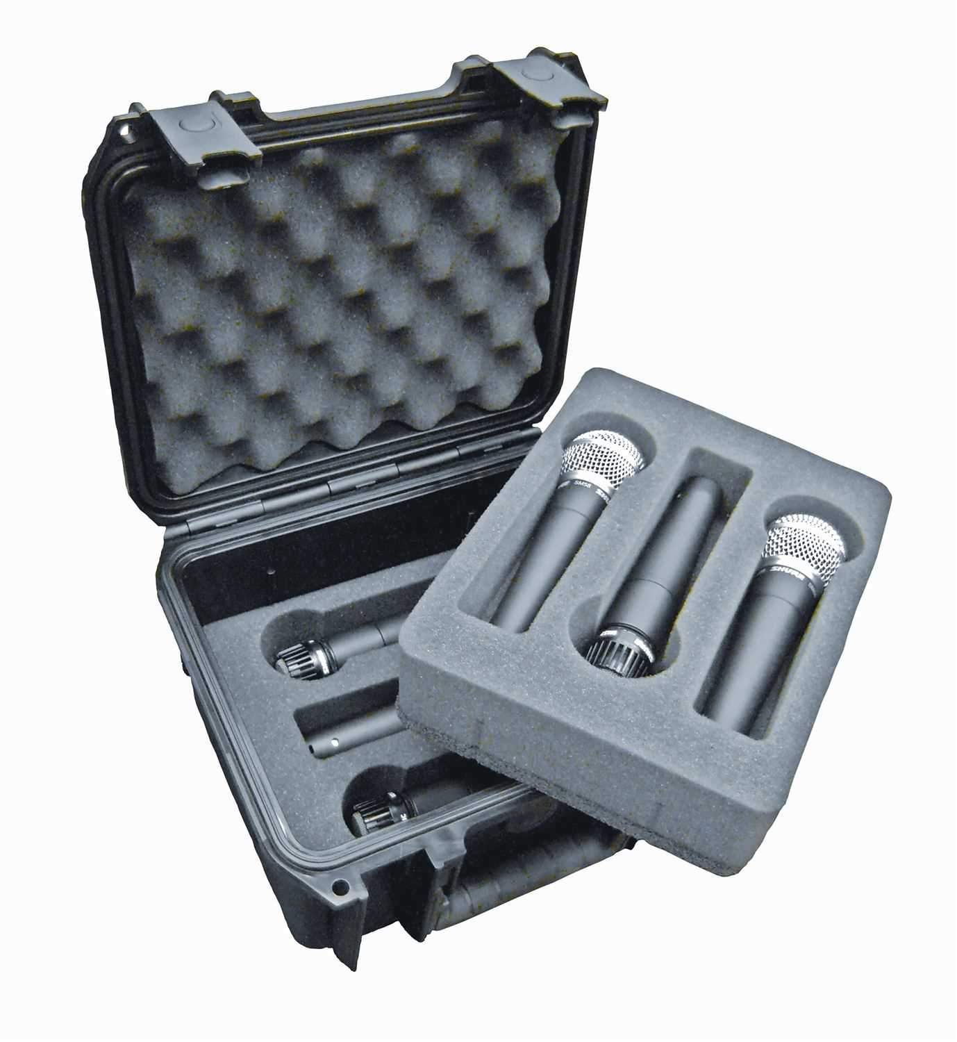 SKB Microphone Road Case Waterproof Holds 6 Mics - ProSound and Stage Lighting