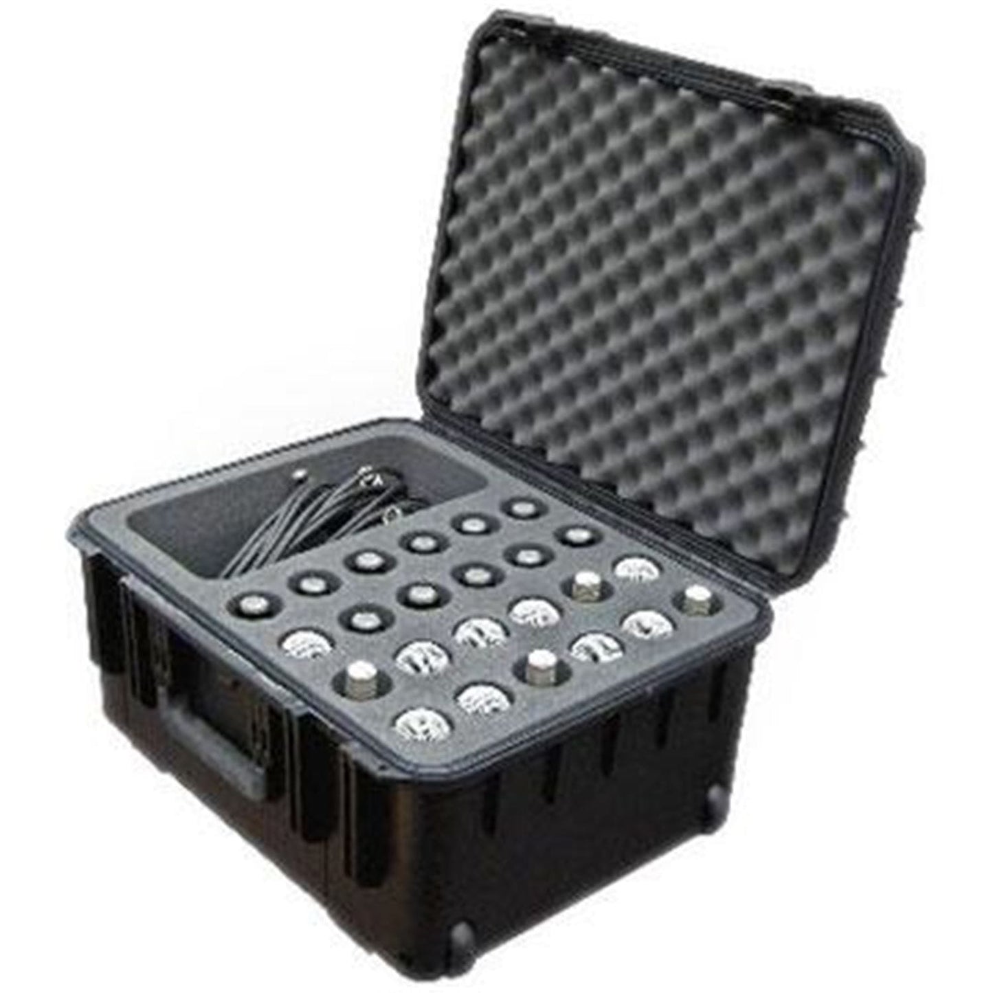 SKB 3I2015MC24 Waterproof Mic Case with Wheels-24 Mic - ProSound and Stage Lighting