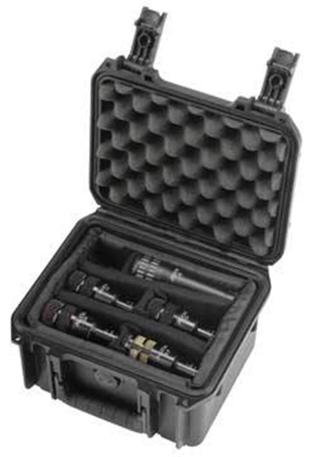 SKB 3I09076BDD Dlx Mic Case Holds 6 Microphones - ProSound and Stage Lighting