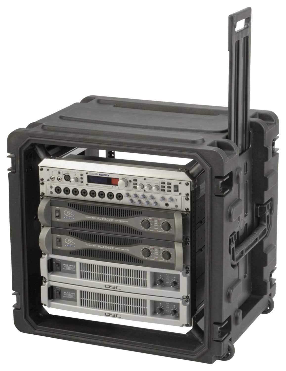 SKB R10U20W 10U Shockmount Amp Rack Case with Whee - ProSound and Stage Lighting
