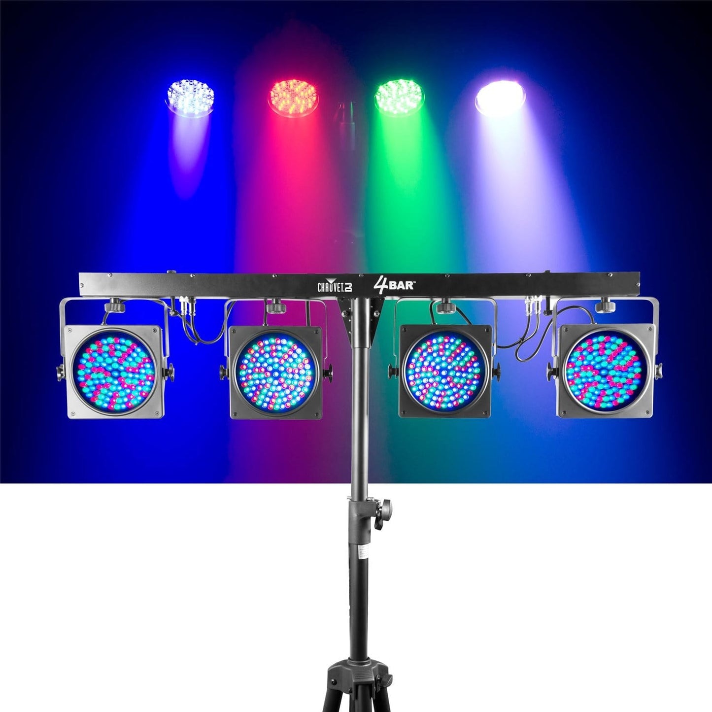 Chauvet 4BAR 4x LED Par Wash Light Complete System - ProSound and Stage Lighting