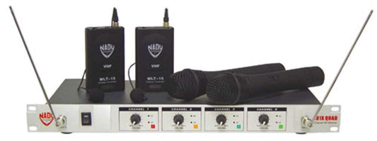 Nady 401XQUADHM3 Vhfquad Headset Wireless System - ProSound and Stage Lighting