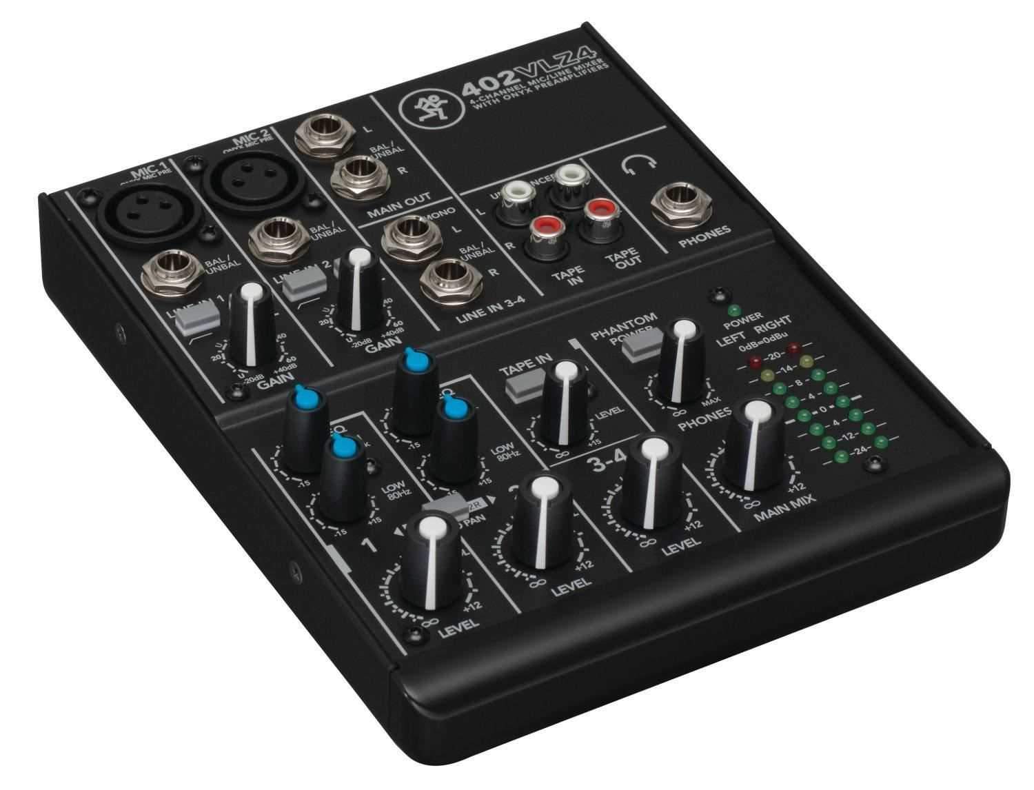 Mackie 402VLZ4 4-channel Compact Analog PA Mixer - ProSound and Stage Lighting