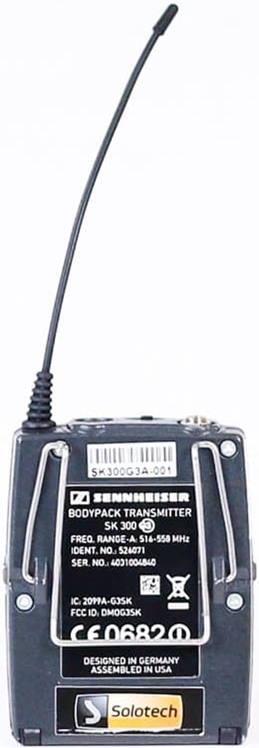 Sennheiser SK 300 G3 A Belt Transmitter 516-558MHz - ProSound and Stage Lighting
