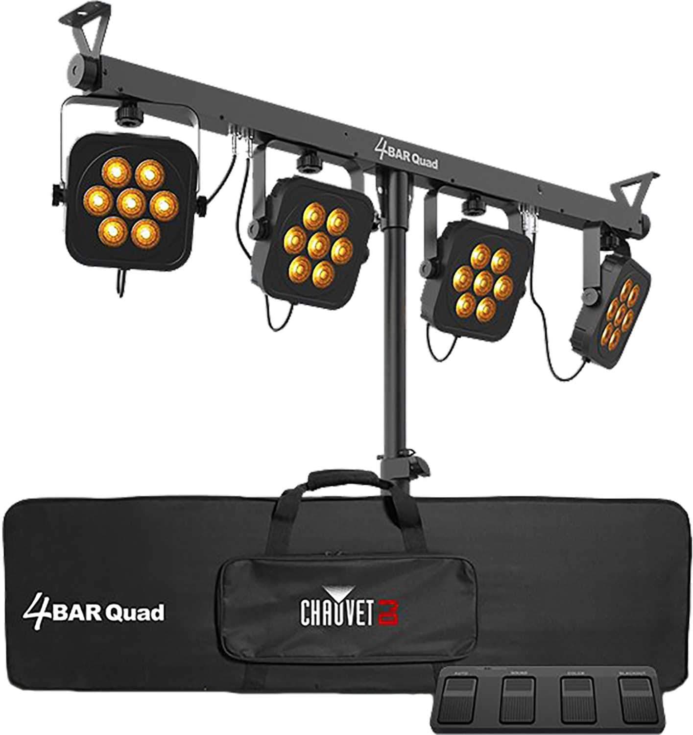 Chauvet 4BAR Quad DMX RGBA LED Wash Light System - ProSound and Stage Lighting